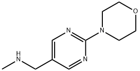 N-METHYL-(2-MORPHOLINOPYRIMIDIN-5-YL)METHYLAMINE Struktur