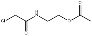 2-[(2-chloro-1-oxoethyl)amino]ethyl acetate Struktur