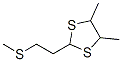 4,5-Dimethyl-2-(2-(methylthio)ethyl)-1,3-dithiolane Struktur