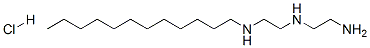 N-(2-aminoethyl)-N'-dodecylethylenediamine hydrochloride Struktur