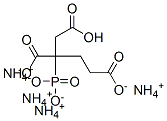 tetraammonium hydrogen 2-phosphonobutane-1,2,4-tricarboxylate Struktur