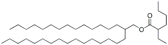 2-tetradecyloctadecyl 2-ethylhexanoate Struktur