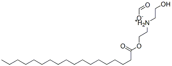 (2-hydroxyethyl)[2-(stearoyloxy)ethyl]ammonium formate Struktur