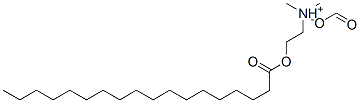 dimethyl[2-(stearoyloxy)ethyl]ammonium formate Struktur