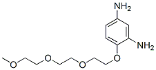 4-[2-[2-(2-methoxyethoxy)ethoxy]ethoxy]benzene-1,3-diamine Struktur