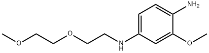 2-methoxy-N'-[2-(2-methoxyethoxy)ethyl]benzene-1,4-diamine Struktur