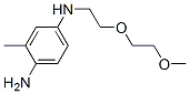 N'-[2-(2-methoxyethoxy)ethyl]-2-methylbenzene-1,4-diamine  Struktur