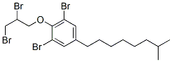 1,3-dibromo-2-(2,3-dibromopropoxy)-5-isononylbenzene Struktur