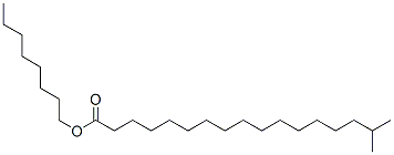 octyl isooctadecanoate Struktur