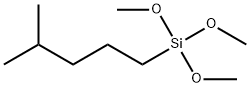 trimethoxy(4-methylpentyl)silane Struktur