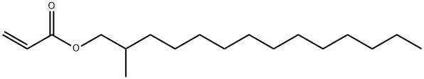 2-methyltetradecyl acrylate Struktur