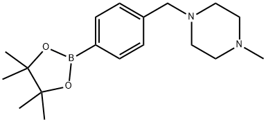 4-(4-Methyl-1-piperazinylmethyl)benzeneboronic acid pinacol ester, 95% Struktur