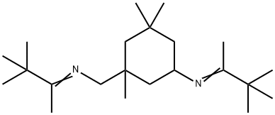 1,3,3-trimethyl-N-(1,2,2-trimethylpropylidene)-5-[(1,2,2-trimethylpropylidene)amino]cyclohexanemethylamine Struktur