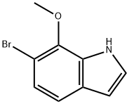 1H-Indole, 6-broMo-7-Methoxy- Struktur