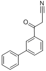 [1,1'-BIPHENYL]-3-PROPANENITRILE, B-OXO- Struktur