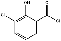 3-chloro-2-hydroxybenzoyl chloride Struktur