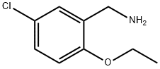 5-CHLORO-2-ETHOXY-BENZENEMETHANAMINE Struktur