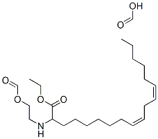 2-[[2-(formyloxy)ethyl]amino]ethyl (9Z,12Z)-octadeca-9,12-dienoate, formate Struktur