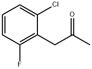 2-CHLORO-6-FLUOROPHENYLACETONE Struktur