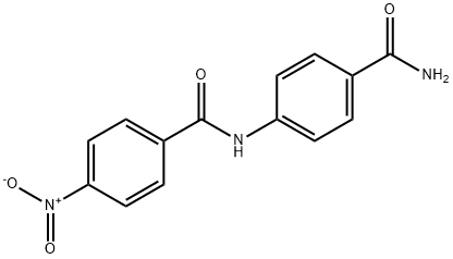 N-[4-(aminocarbonyl)phenyl]-4-nitrobenzamide Struktur