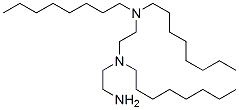 N-(2-aminoethyl)-N,N',N'-trioctylethylenediamine Struktur