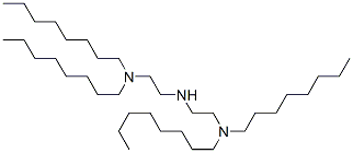 N'-[2-(dioctylamino)ethyl]-N,N-dioctylethylenediamine Struktur