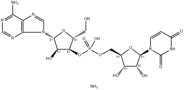 ADENYLYL(3'-5')URIDINE AMMONIUM SALT Struktur