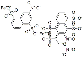 iron 3-nitronaphthalene-1,5-disulphonate Struktur