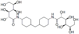 N,N'-(methylenedicyclohexane-4,1-diyl)bis-D-gluconamide Struktur