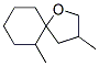 3,6-dimethyl-1-oxaspiro[4.5]decane Struktur