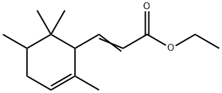 ethyl 3-(2,5,6,6-tetramethyl-2-cyclohexen-1-yl)acrylate Struktur