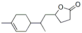 dihydro-5-[2-(4-methyl-3-cyclohexen-1-yl)propyl]furan-2(3H)-one Struktur