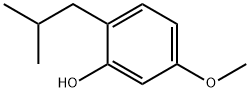 2-isobutyl-5-methoxyphenol Struktur