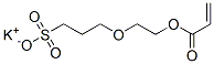 potassium 2-(3-sulphonatopropoxy)ethyl acrylate Struktur