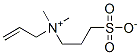 allyldimethyl(3-sulphonatopropyl)ammonium  Struktur