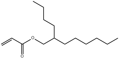 2-butyloctyl acrylate Struktur