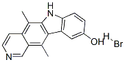 5,11-dimethyl-6H-pyrido[4,3-b]carbazol-9-ol hydrobromide Struktur