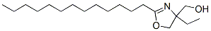 4-ethyl-2-tridecyl-2-oxazoline-4-methanol  Struktur