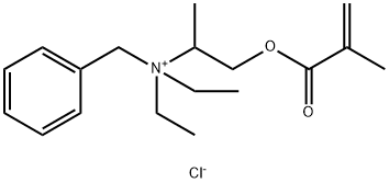 benzyldiethyl[1-methyl-2-[(2-methyl-1-oxoallyl)oxy]ethyl]ammonium chloride Struktur