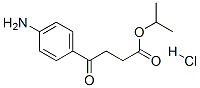 isopropyl 3-(4-aminobenzoyl)propionate hydrochloride Struktur