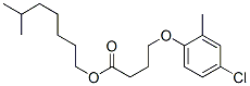 isooctyl 4-(4-chloro-2-methylphenoxy)butyrate  Struktur