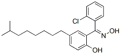 2'-chloro-2-hydroxy-5-isononylbenzophenone oxime Struktur