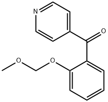 [2-(METHOXYMETHOXY)PHENYL](PYRIDIN-4-YL)METHANONE Struktur