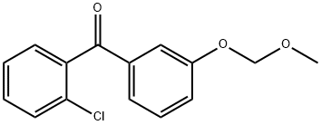 (2-CHLOROPHENYL)[3-(METHOXYMETHOXY)PHENYL]METHANONE Struktur