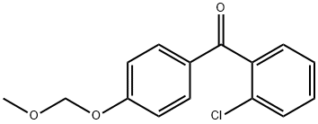 (2-CHLOROPHENYL)[4-(METHOXYMETHOXY)PHENYL]METHANONE Struktur