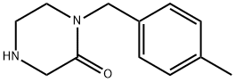 1-(4-METHYLBENZYL)PIPERAZIN-2-ONE Struktur