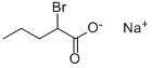 sodium 2-bromopentanoate Struktur