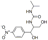 1-[2-hydroxy-1-(hydroxymethyl)-2-(4-nitrophenyl)ethyl]-3-isopropylurea Struktur