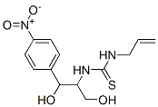 3-allyl-1-[2-hydroxy-1-(hydroxymethyl)-2-(4-nitrophenyl)ethyl]thiourea Struktur