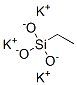 tripotassium ethylsilanetriolate Struktur